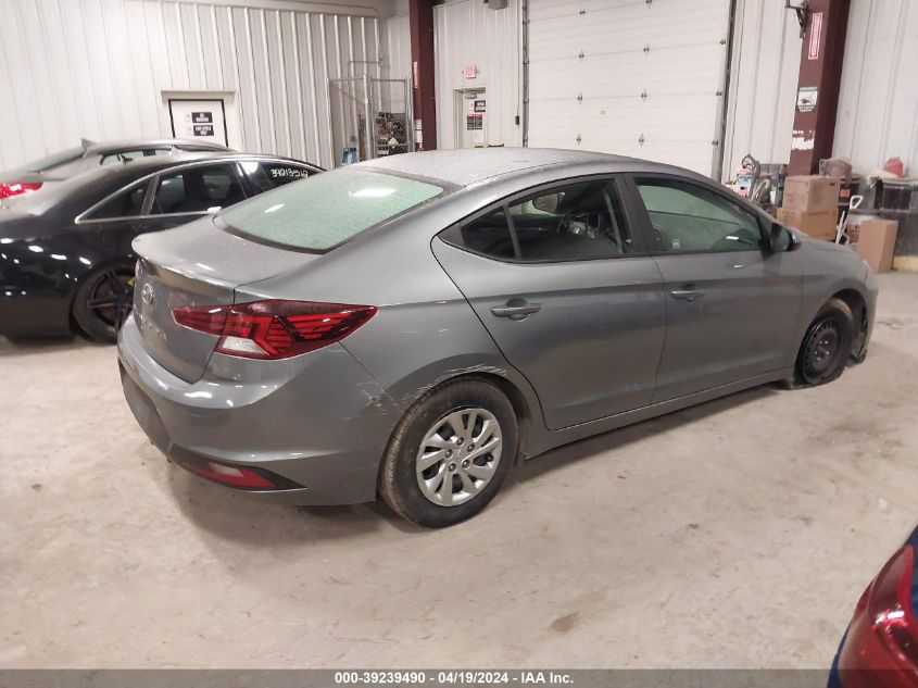 2019 Hyundai Elantra Se VIN: KMHD74LF6KU878592 Lot: 39239490