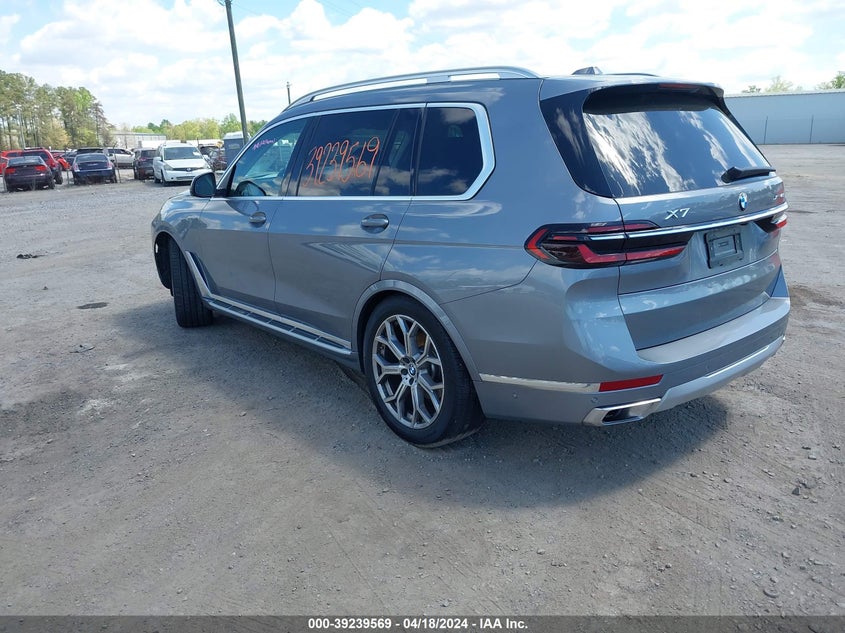 2024 BMW X7 xDrive40I VIN: 5UX23EM01R9U60184 Lot: 39239569