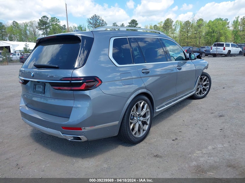 2024 BMW X7 xDrive40I VIN: 5UX23EM01R9U60184 Lot: 39239569