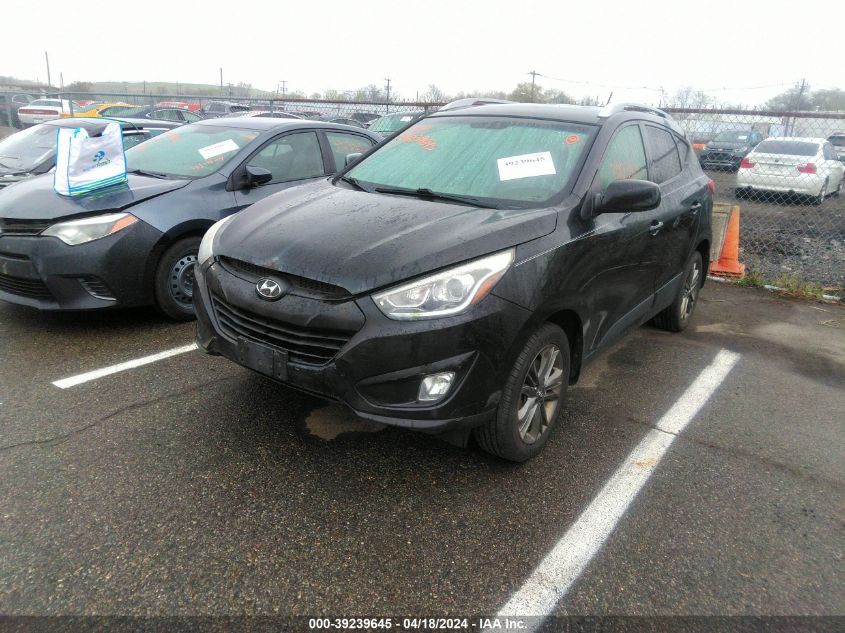 2014 Hyundai Tucson Se VIN: KM8JUCAG8EU875943 Lot: 39239645