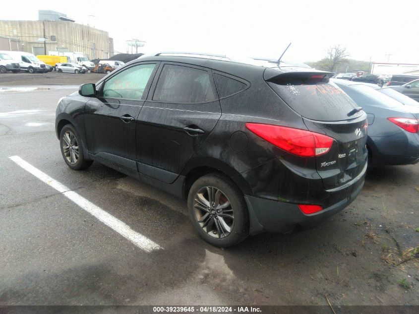 2014 Hyundai Tucson Se VIN: KM8JUCAG8EU875943 Lot: 39239645