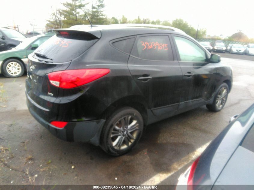 2014 Hyundai Tucson Se VIN: KM8JUCAG8EU875943 Lot: 39239645