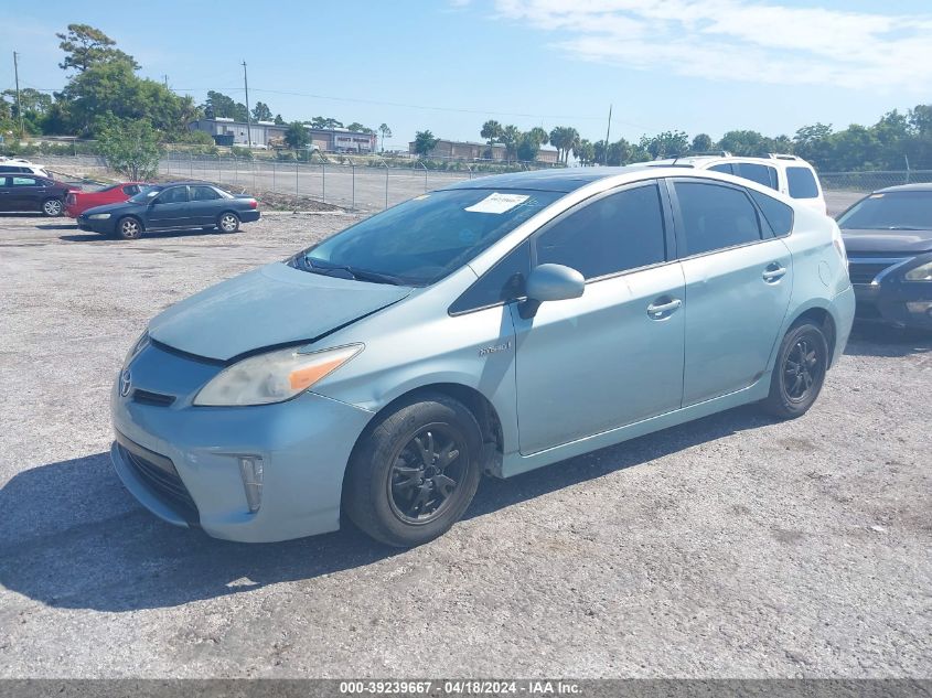 JTDKN3DU6E1833005 | 2014 TOYOTA PRIUS