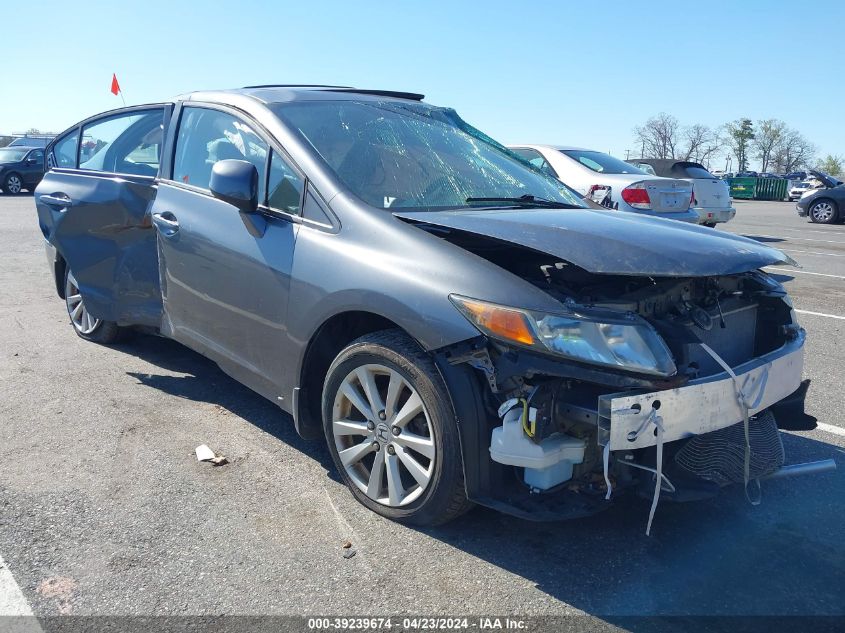 2012 Honda Civic Ex VIN: 19XFB2F81CE344249 Lot: 40578725