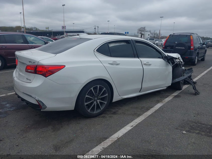 2018 Acura Tlx Tech Pkg VIN: 19UUB3F56JA001988 Lot: 39239677