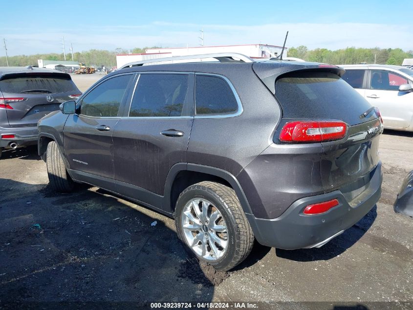 2015 Jeep Cherokee Limited VIN: 1C4PJLDS9FW547380 Lot: 39253302