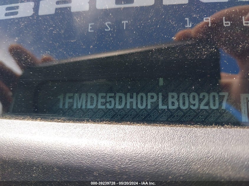 2023 FORD BRONCO OUTER BANKS - 1FMDE5DH0PLB09207