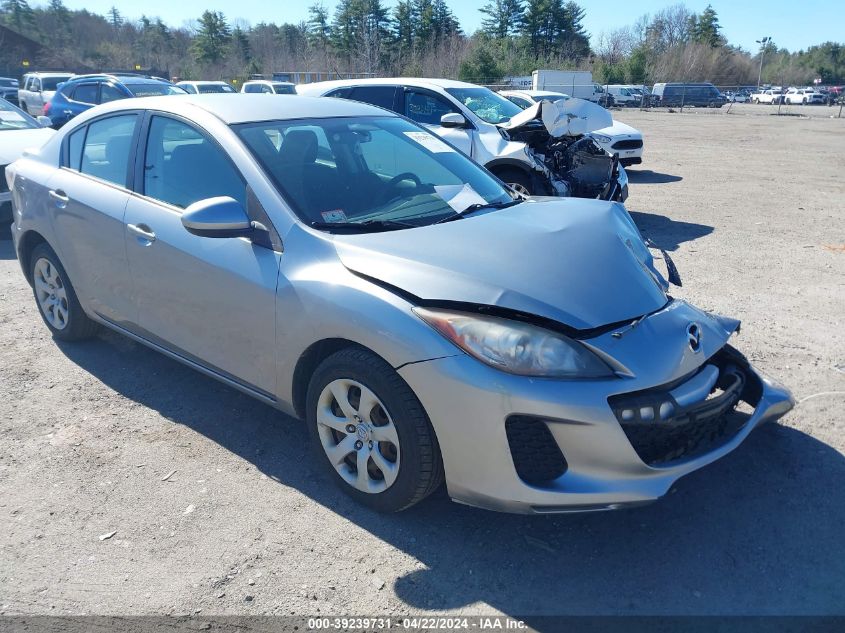 2013 Mazda Mazda3 I Sv VIN: JM1BL1TGXD1836137 Lot: 39239731