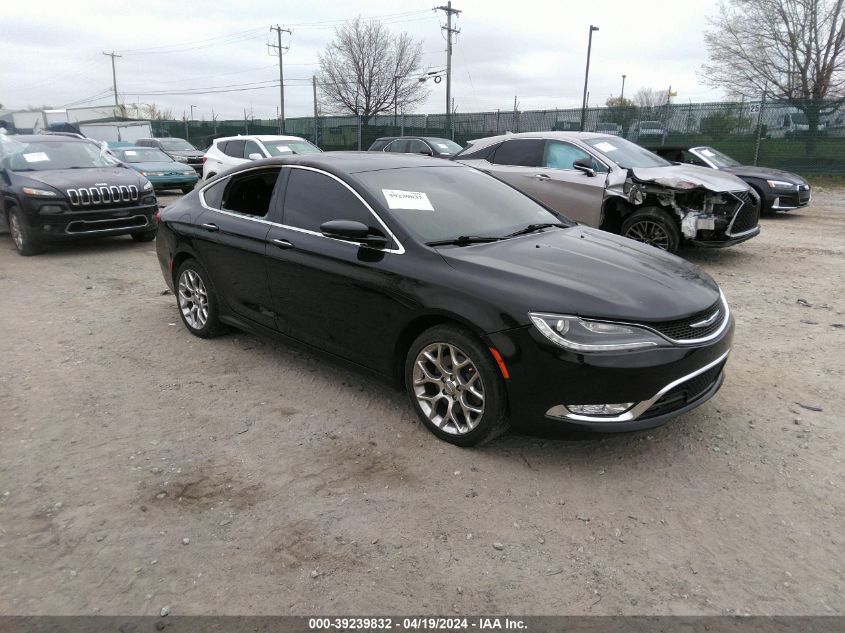 2015 Chrysler 200 C VIN: 1C3CCCEG5FN601710 Lot: 39239832