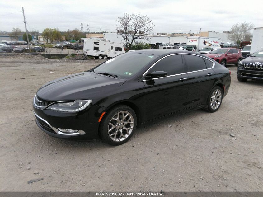 2015 Chrysler 200 C VIN: 1C3CCCEG5FN601710 Lot: 39239832