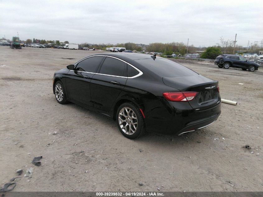 2015 Chrysler 200 C VIN: 1C3CCCEG5FN601710 Lot: 39239832