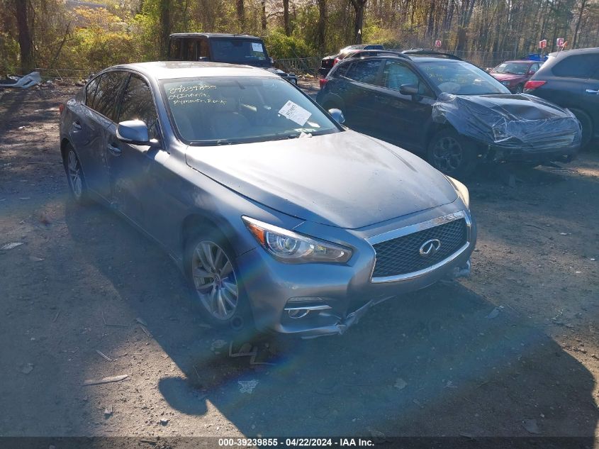 2014 Infiniti Q50 Hybrid Premium VIN: JN1AV7AR4EM702059 Lot: 39239855