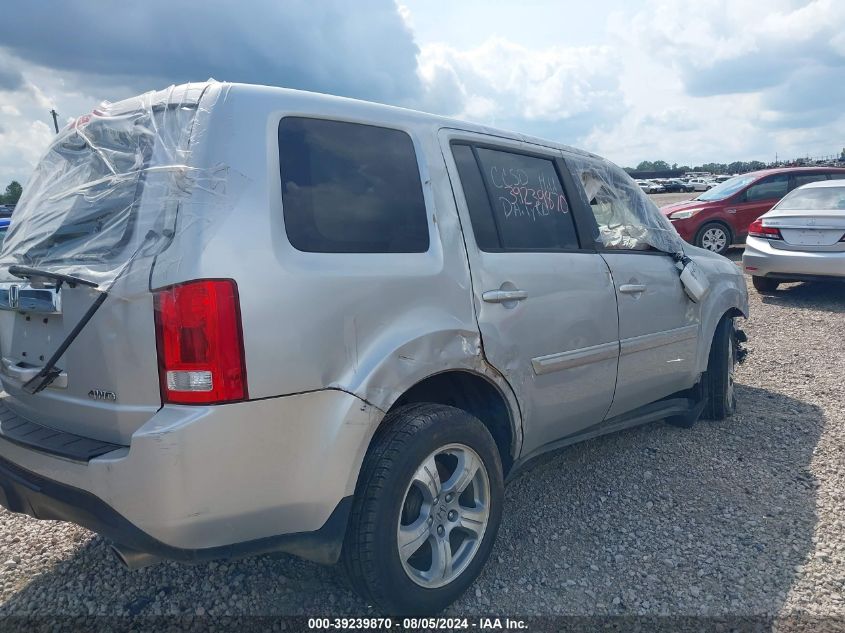 2012 Honda Pilot Ex-L VIN: 5FNYF4H56CB053462 Lot: 39239870