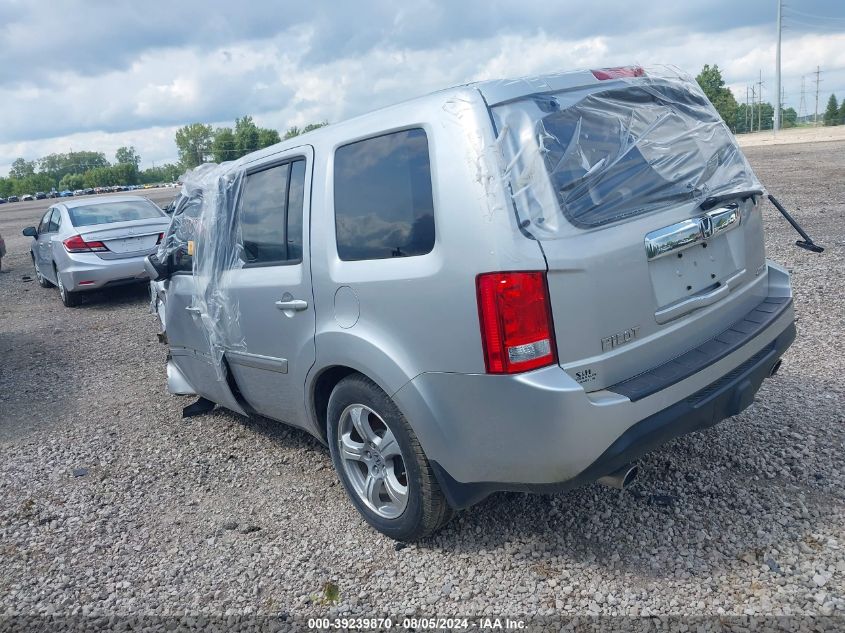 2012 Honda Pilot Ex-L VIN: 5FNYF4H56CB053462 Lot: 39239870