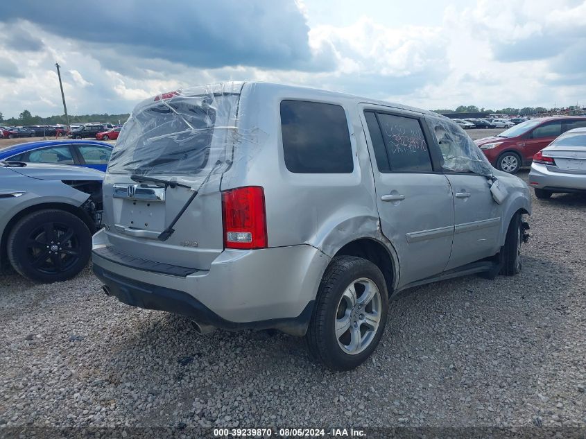 2012 Honda Pilot Ex-L VIN: 5FNYF4H56CB053462 Lot: 39239870