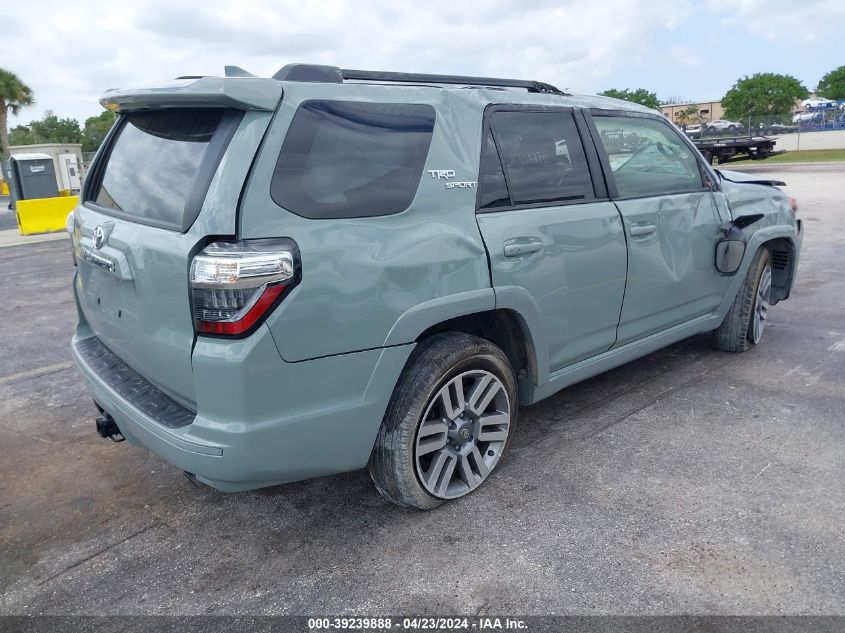 2022 Toyota 4Runner Trd Sport VIN: JTEAU5JR9N5277982 Lot: 39239888