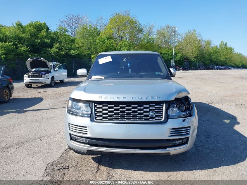 2015 LAND ROVER RANGE ROVER 5.0L V8 SUPERCHARGED SALGS2TF8FA225637