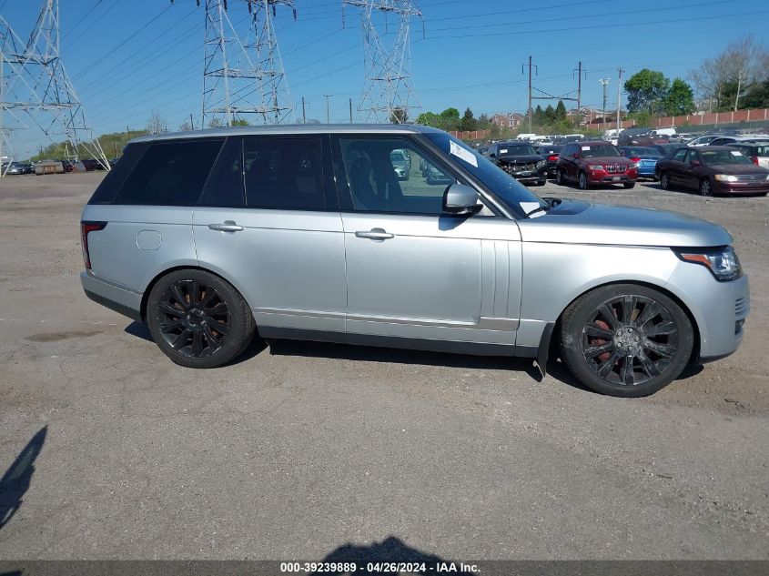 2015 LAND ROVER RANGE ROVER 5.0L V8 SUPERCHARGED SALGS2TF8FA225637