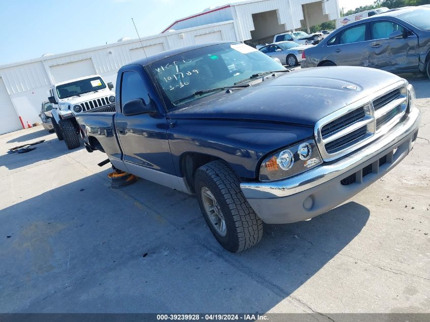 2000 Dodge Dakota Slt/Sport VIN: 1B7FL26X0YS721890 Lot: 39239928