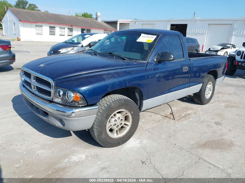 2000 Dodge Dakota Slt/Sport VIN: 1B7FL26X0YS721890 Lot: 39239928