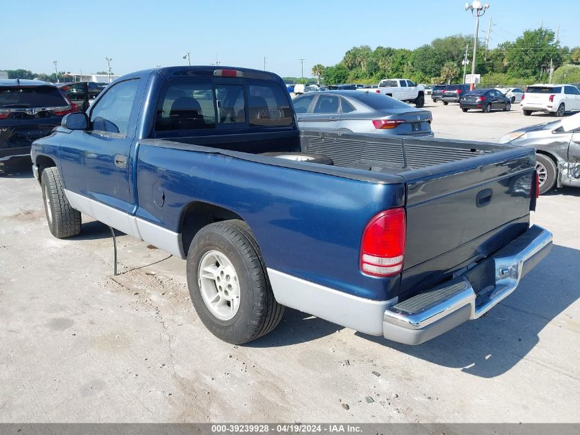 2000 Dodge Dakota Slt/Sport VIN: 1B7FL26X0YS721890 Lot: 39239928