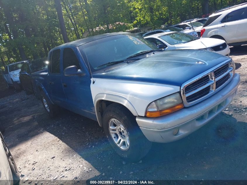 2004 Dodge Dakota Slt VIN: 1D7HL48K74S674833 Lot: 39239937