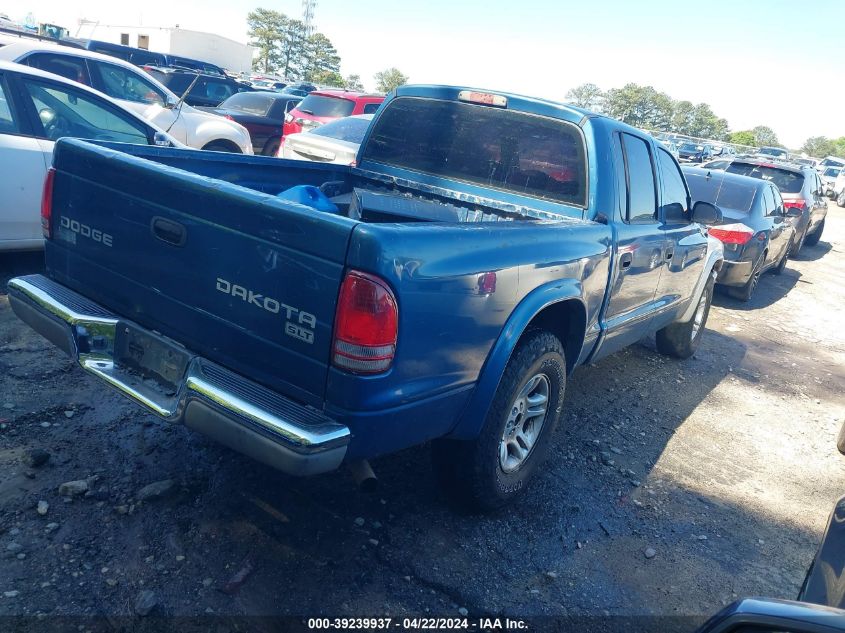 2004 Dodge Dakota Slt VIN: 1D7HL48K74S674833 Lot: 39239937