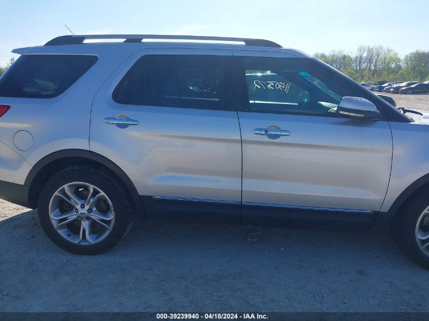 2015 Ford Explorer Limited VIN: 1FM5K7F8XFGB53129 Lot: 39239940