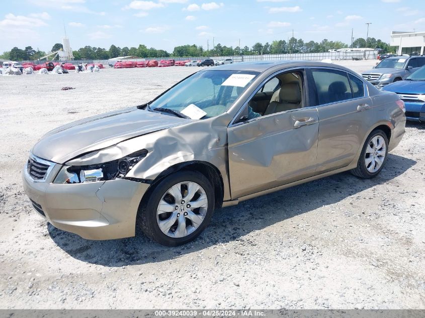 2010 Honda Accord 2.4 Ex-L VIN: 1HGCP2F88AA140408 Lot: 39240039