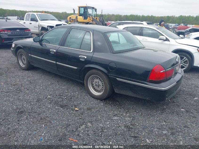 1999 Mercury Grand Marquis Gs VIN: 2MEFM74W6XX689302 Lot: 39240044