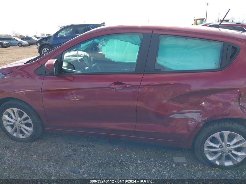 VIN KL8CD6SA1NC018211 2022 CHEVROLET SPARK FWD 1LT AUTOMATIC