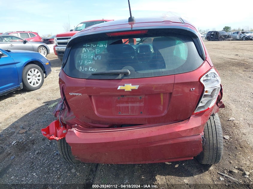 VIN KL8CD6SA1NC018211 2022 CHEVROLET SPARK FWD 1LT AUTOMATIC