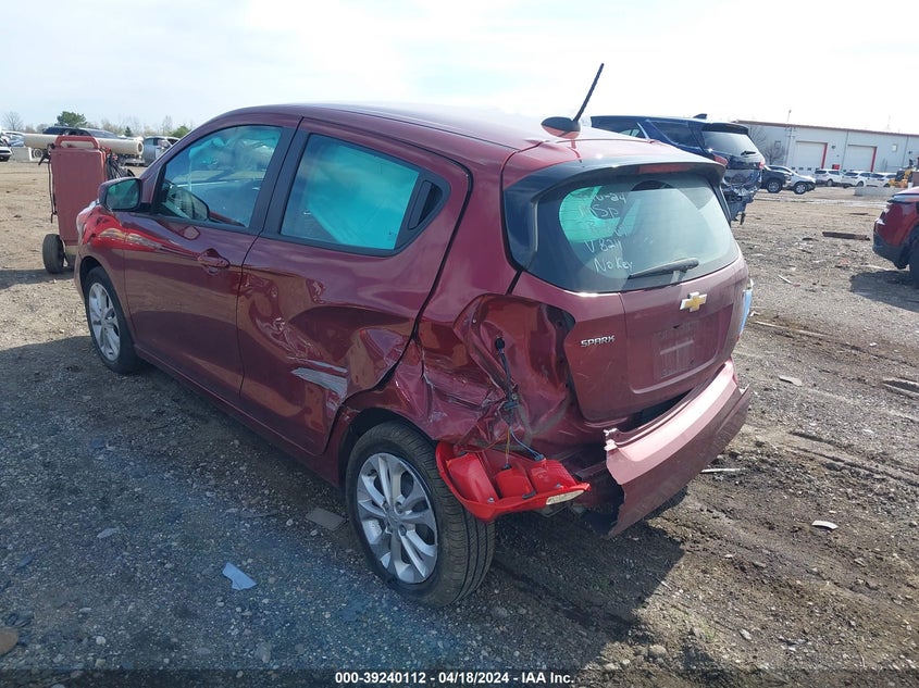 VIN KL8CD6SA1NC018211 2022 CHEVROLET SPARK FWD 1LT AUTOMATIC
