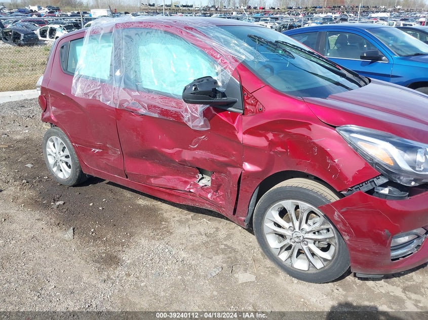 VIN KL8CD6SA1NC018211 2022 CHEVROLET SPARK FWD 1LT AUTOMATIC
