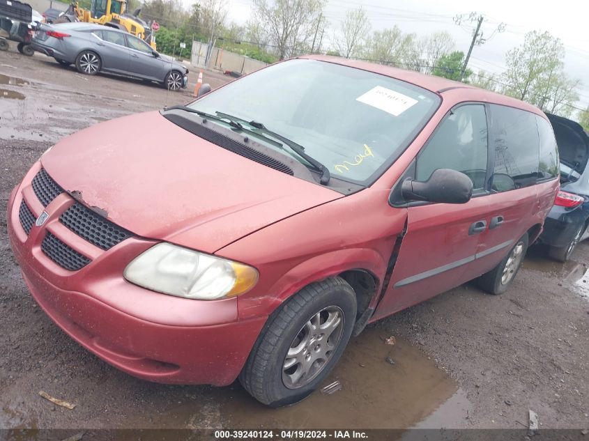 2003 Dodge Caravan Se VIN: 1D4GP25R33B315979 Lot: 39240124