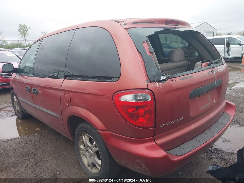 2003 Dodge Caravan Se VIN: 1D4GP25R33B315979 Lot: 39240124