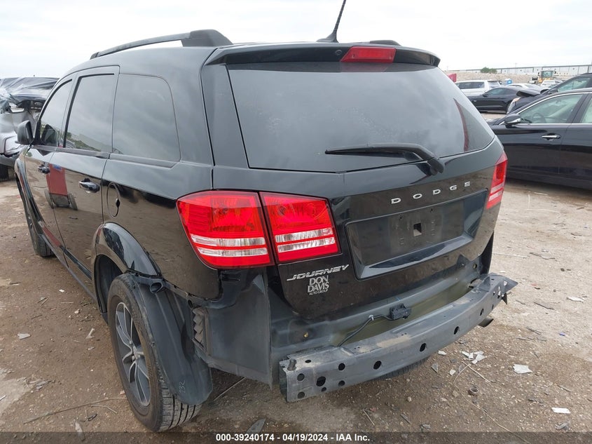 VIN 3C4PDCAB8HT675968 2017 DODGE JOURNEY SE