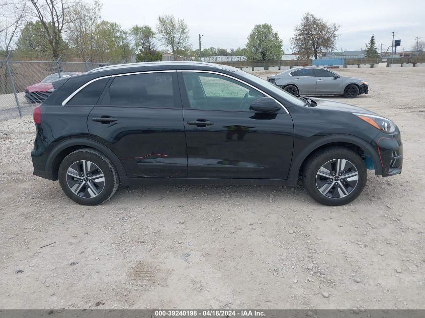 2022 Kia Niro Lxs Se VIN: KNDCB3LC8N5504496 Lot: 39240198