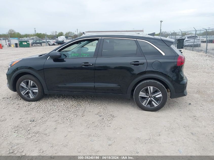 2022 Kia Niro Lxs Se VIN: KNDCB3LC8N5504496 Lot: 39240198