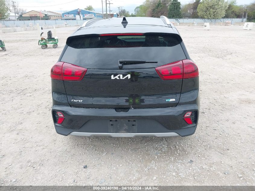 2022 Kia Niro Lxs Se VIN: KNDCB3LC8N5504496 Lot: 39240198