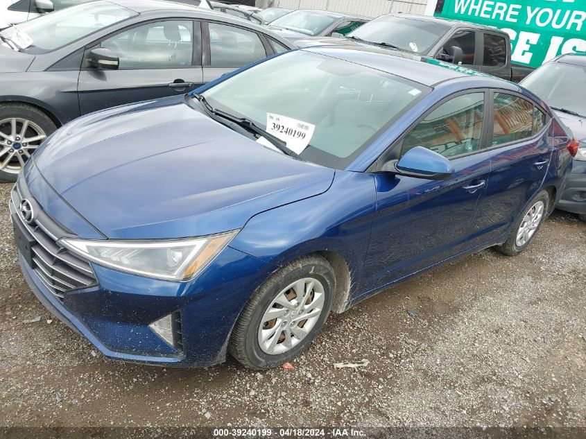2019 Hyundai Elantra Se VIN: 5NPD74LF3KH492131 Lot: 39240199