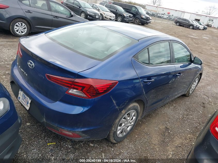 2019 Hyundai Elantra Se VIN: 5NPD74LF3KH492131 Lot: 39240199