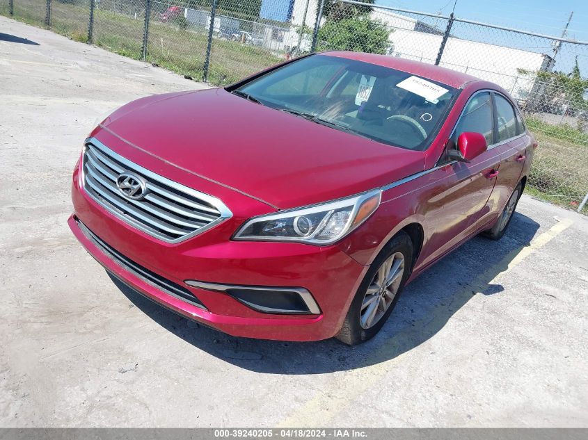 2017 Hyundai Sonata Se VIN: 5NPE24AF3HH445776 Lot: 39240205