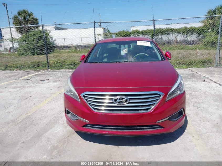 2017 Hyundai Sonata Se VIN: 5NPE24AF3HH445776 Lot: 39240205