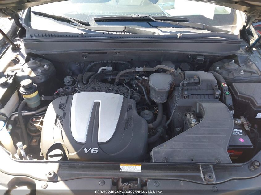 2011 Hyundai Santa Fe Limited V6 VIN: 5XYZK4AG0BG007614 Lot: 39240242