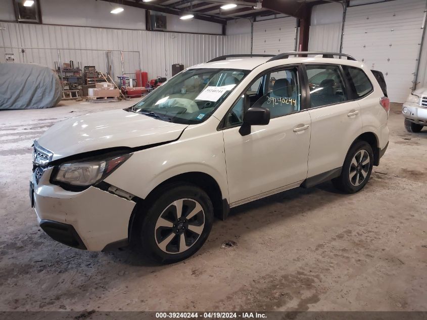 2017 Subaru Forester 2.5I VIN: JF2SJABC0HH508650 Lot: 39240244
