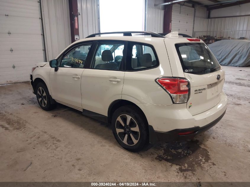 2017 Subaru Forester 2.5I VIN: JF2SJABC0HH508650 Lot: 39240244