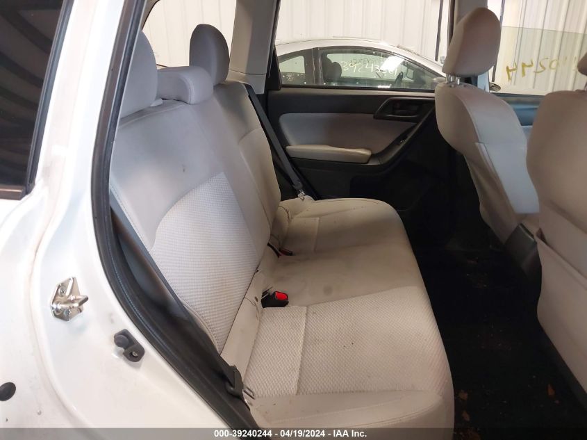 2017 Subaru Forester 2.5I VIN: JF2SJABC0HH508650 Lot: 39240244