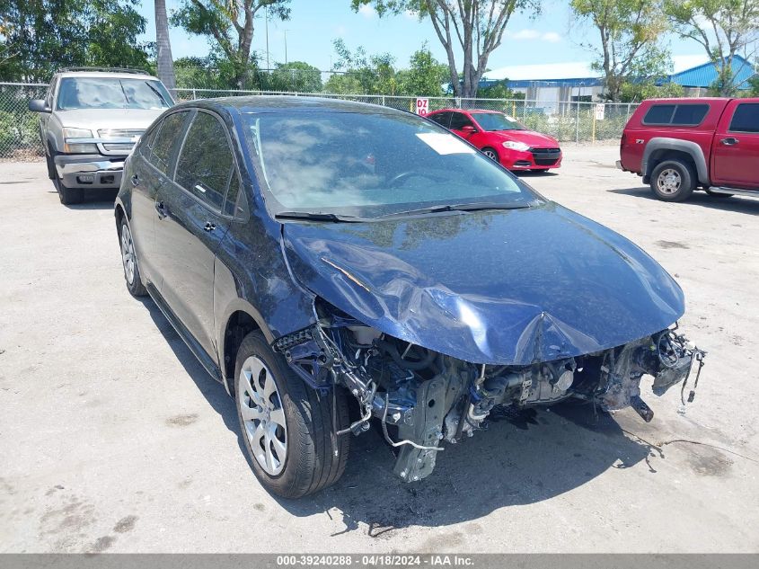 VIN 5YFEPMAE9NP309675 2022 TOYOTA COROLLA LE