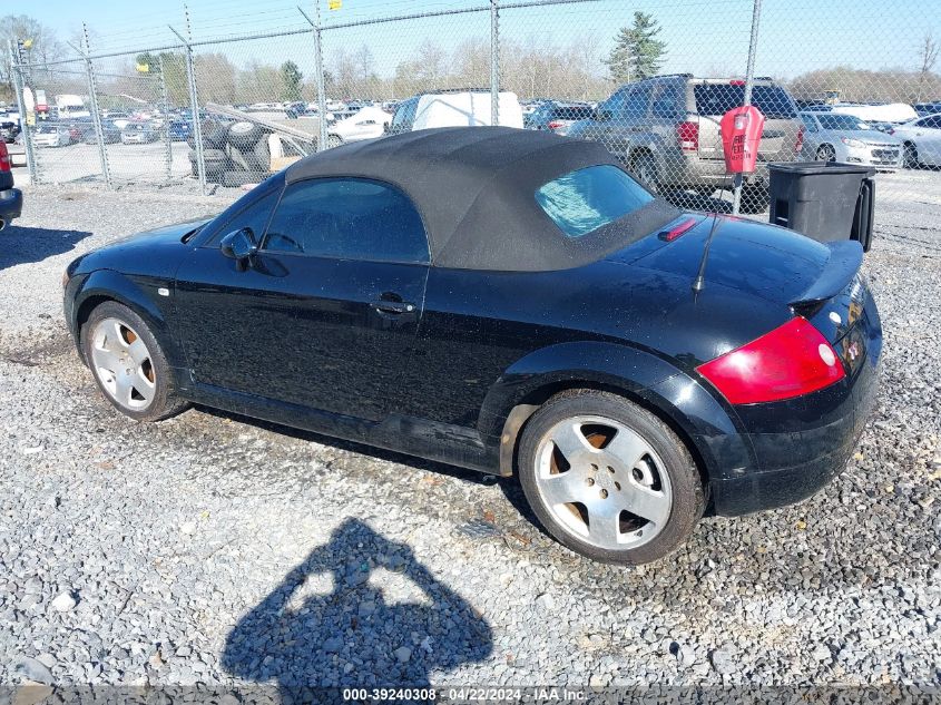 2001 Audi Tt VIN: TRUUT28N111003561 Lot: 39240308